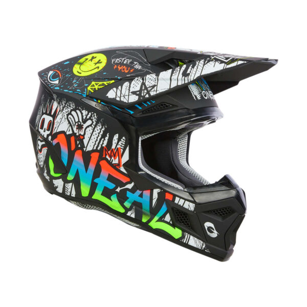 ONEAL Motocross Helm Jugend 3SRS Rancid V.24 ECE22.06