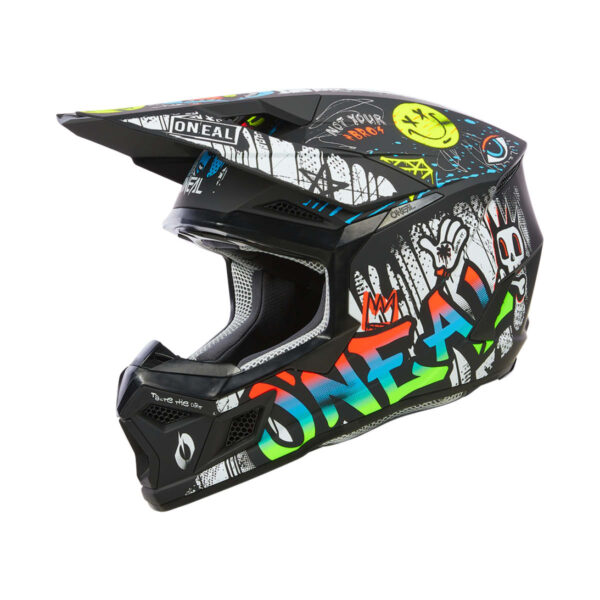 ONEAL Motocross Helm Jugend 3SRS Rancid V.24 ECE22.06